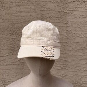 NO BAD IDEAS CREAM CANVAS CADET CAP